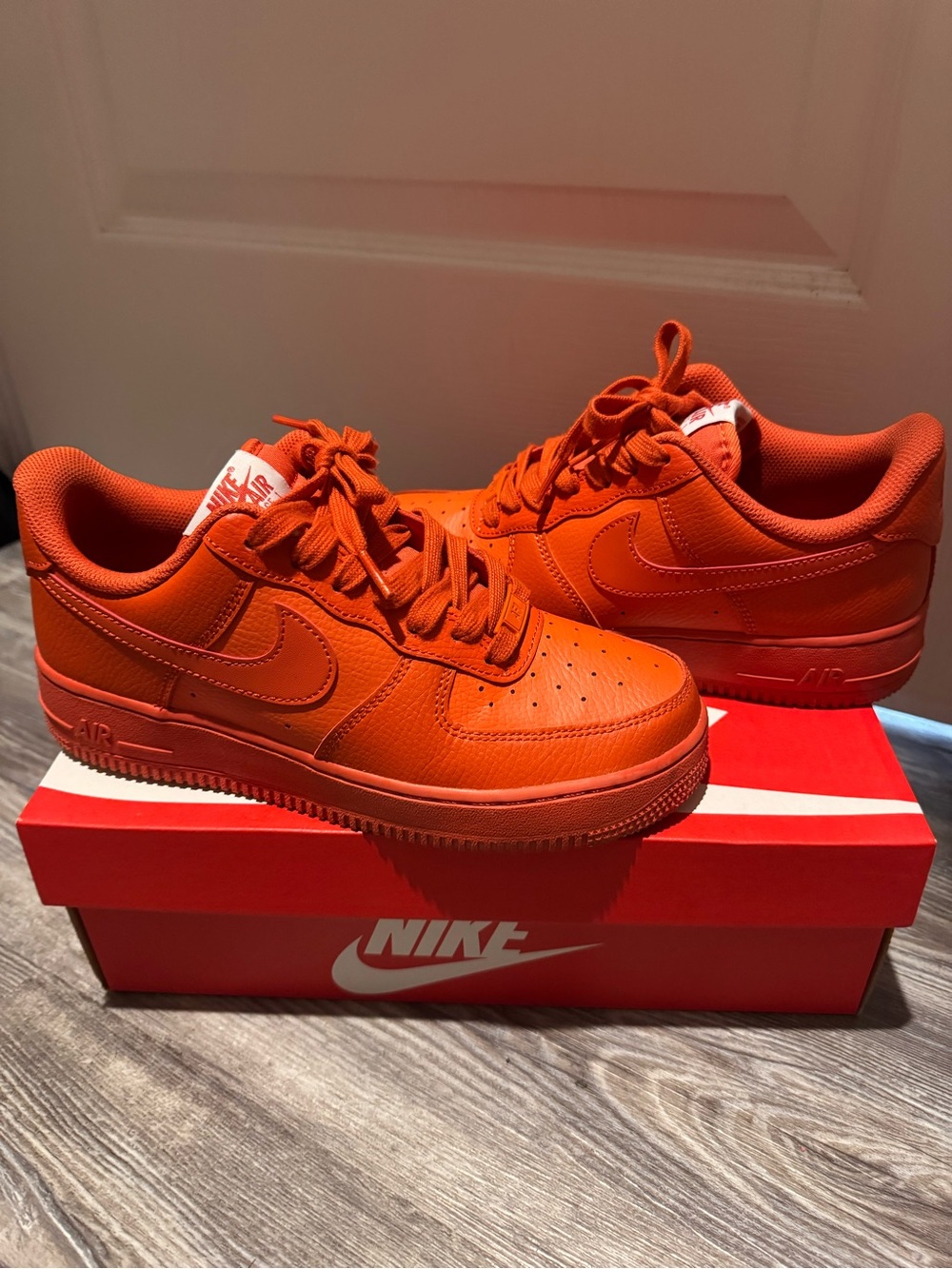 Nike Air Force 1 Low Sneakers - Orange